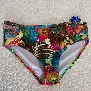 Swimsuits For All Tropical Bikini Brief Sz 8